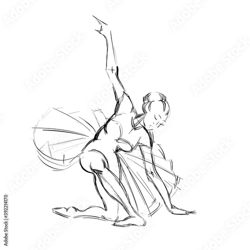 Fotografie A Young Ballerina