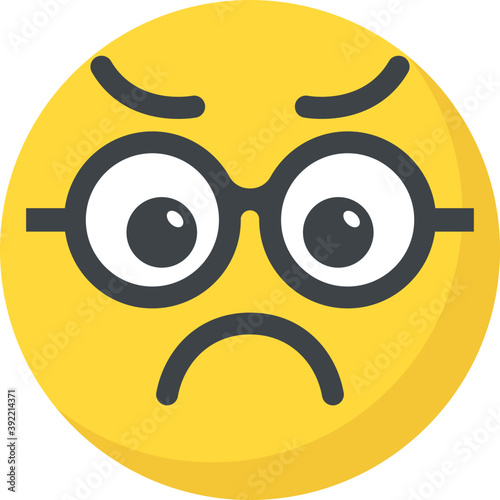 
Naughty expression through emoticon icon
