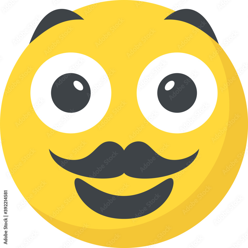Naughty expression through emoticon icon
Naughty expression through emoticon icon