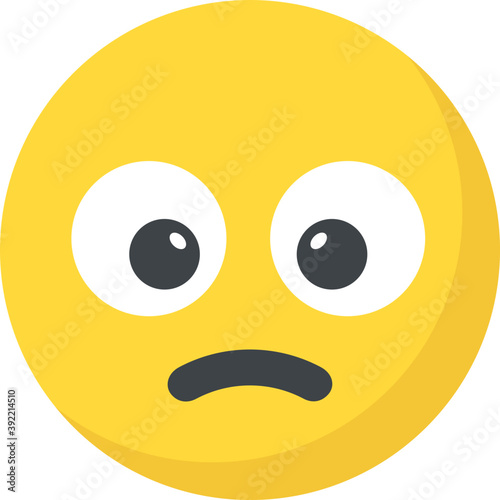 
Sad smiley face, depressed concept

