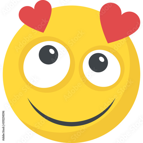 
A social communication platforms’ emoji laughing expression
