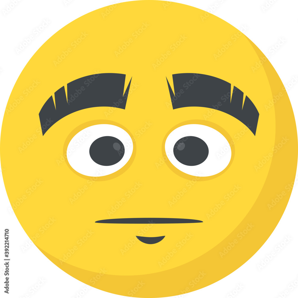 Fototapeta premium Naughty expression through emoticon icon 