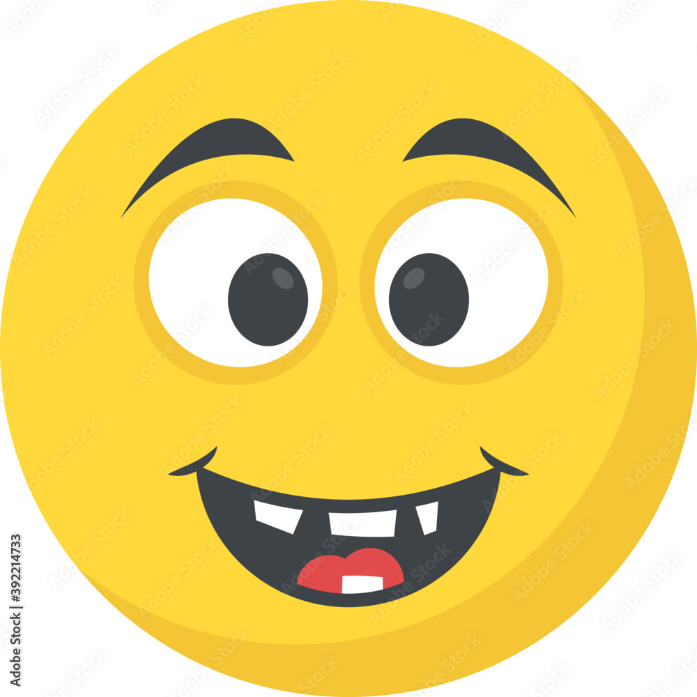A social communication platforms’ emoji happy expression
A social communication platforms’ emoji happy expression