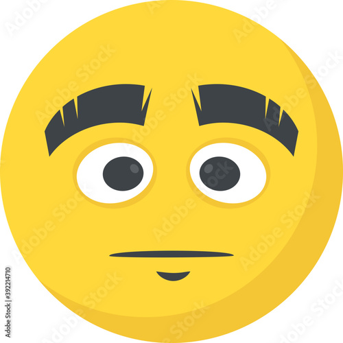 
Naughty expression through emoticon icon
