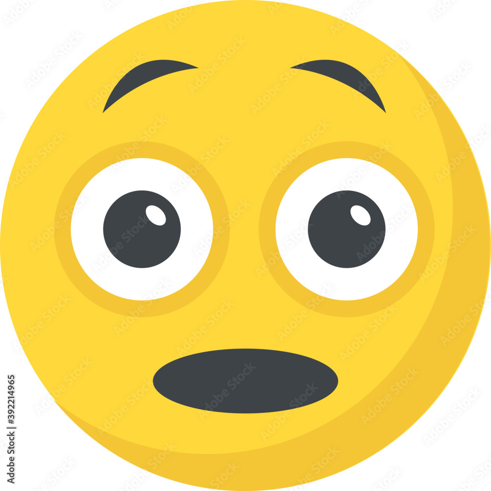 Surprised smirking emoticon face
Surprised smirking emoticon face