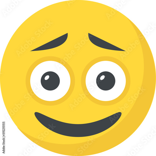 
Naughty expression through emoticon icon

