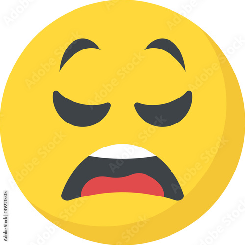 
Naughty expression through emoticon icon
