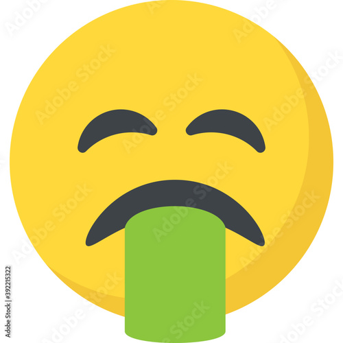 
An emoticon depicting expression of being naughty
