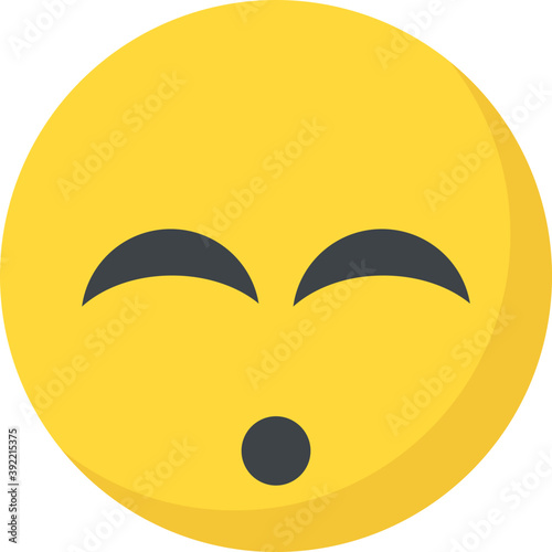 
Sad smiley face, depressed concept
