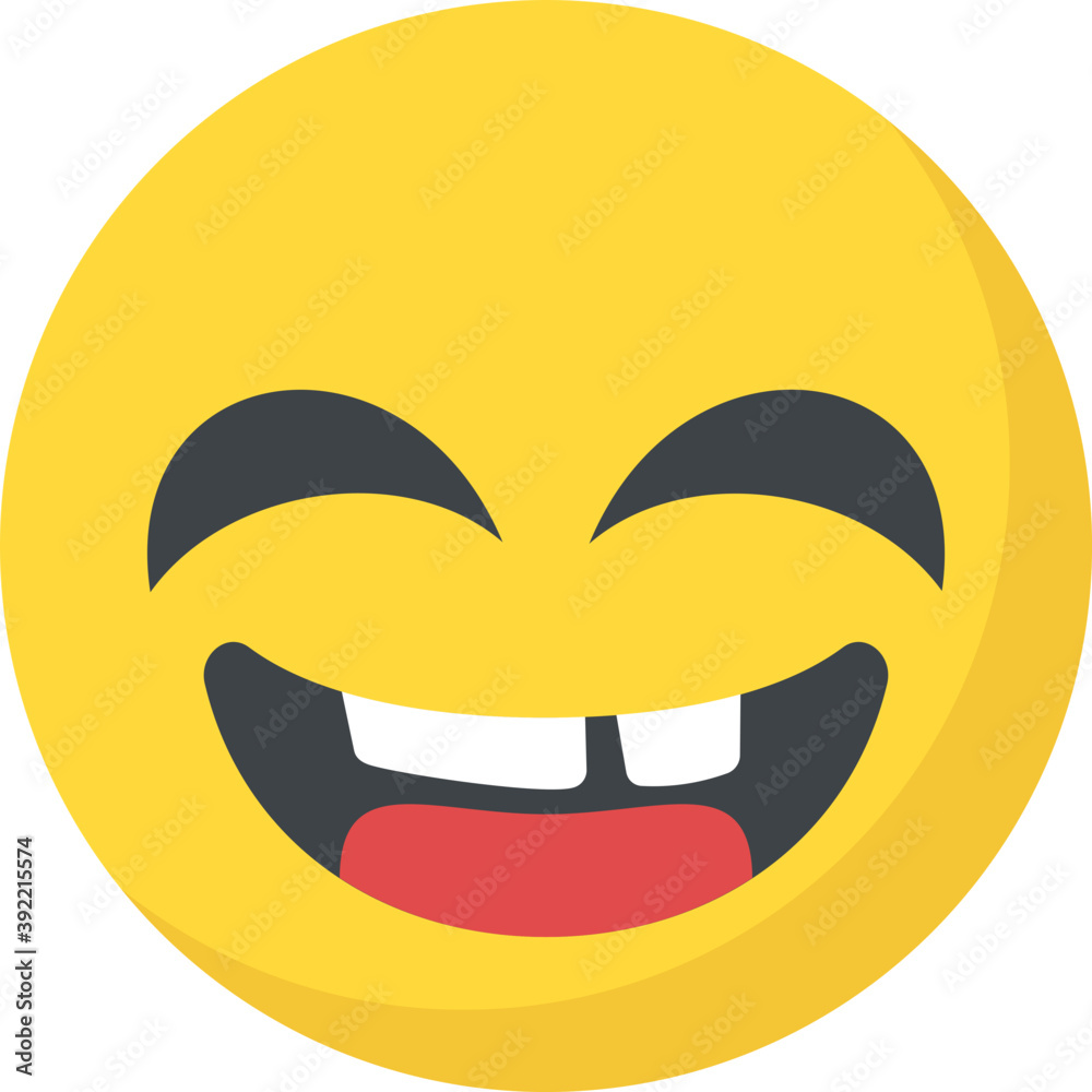 Obraz premium Naughty expression through emoticon icon 