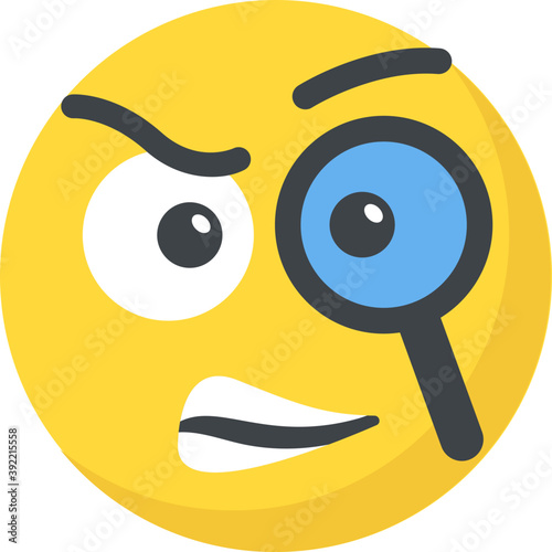 
An emoticon depicting expression of being irritated

