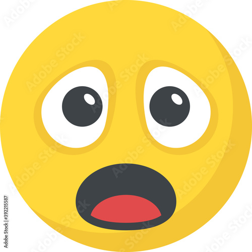 
Surprised smirking emoticon face
