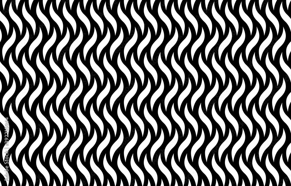 black and white seamless pattern background.