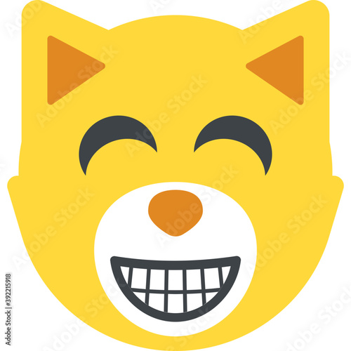 
A cute cartoon style cat emoji
