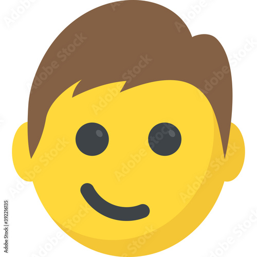 
Surprised smirking emoticon face
