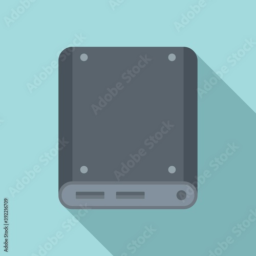 Storage ssd icon. Flat illustration of storage ssd vector icon for web design