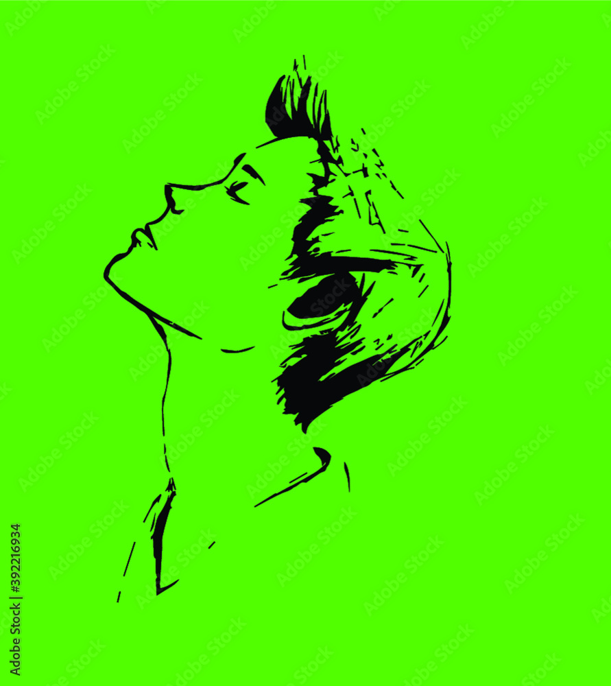 Obraz premium silhouette of a person