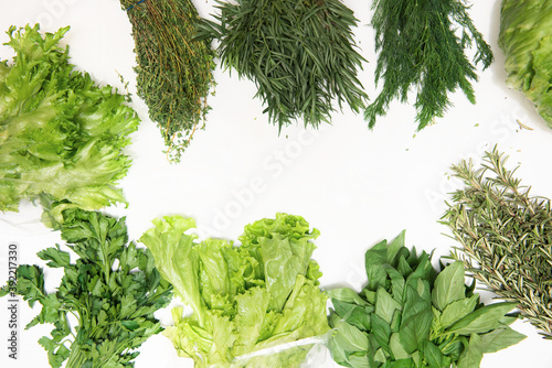 Different types of fresh ga...