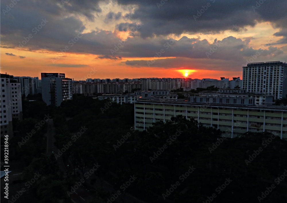 Singapore sunset