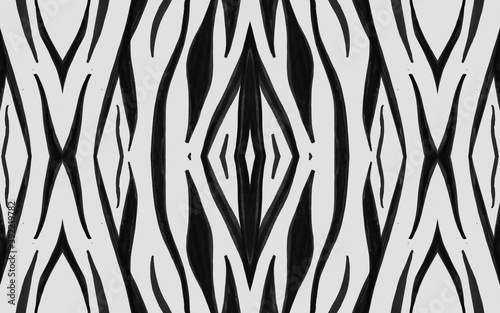 Seamless Zebra Repeat. Abstract Animal Design. 