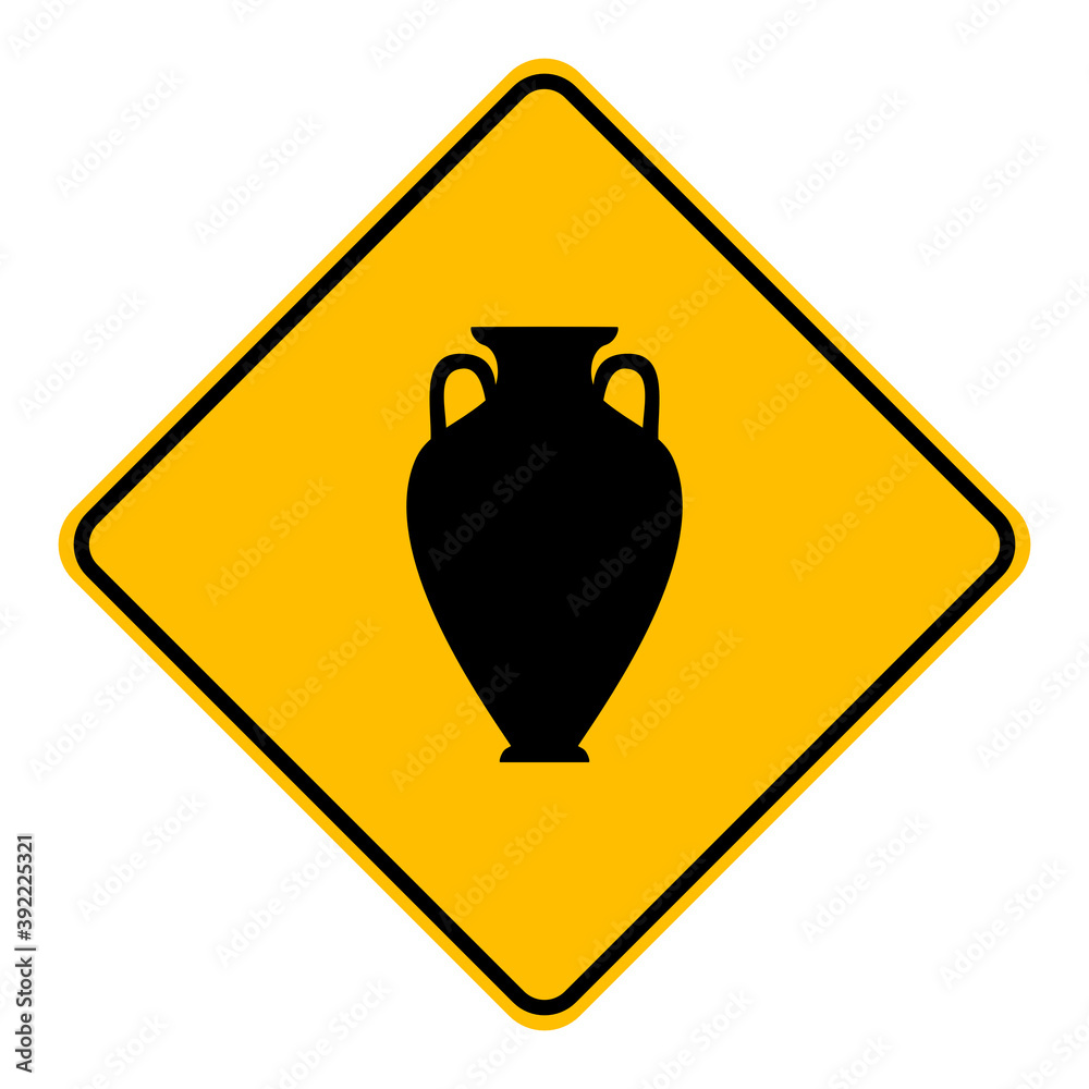 Obraz premium Amphore und Schild