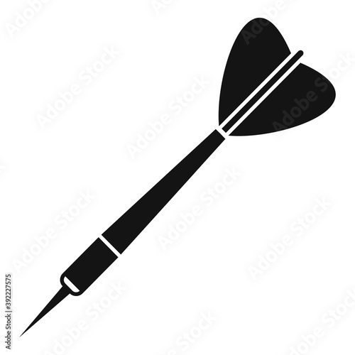 Hunting darts icon. Simple illustration of hunting darts vector icon for web design isolated on white background photo