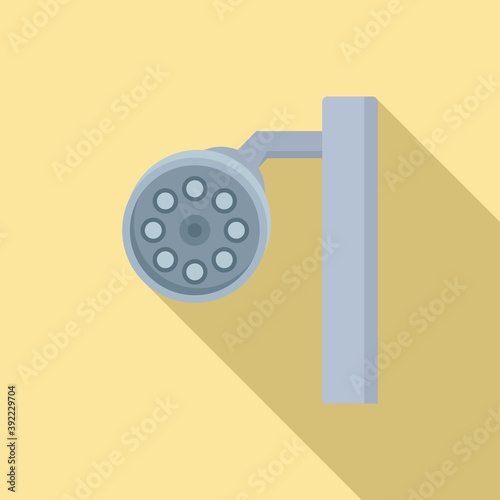 Dental surgical light icon. Flat illustration of dental surgical light vector icon for web design