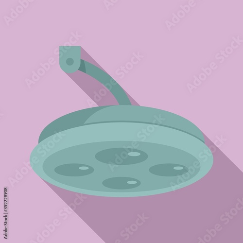 Sterile surgical light icon. Flat illustration of sterile surgical light vector icon for web design