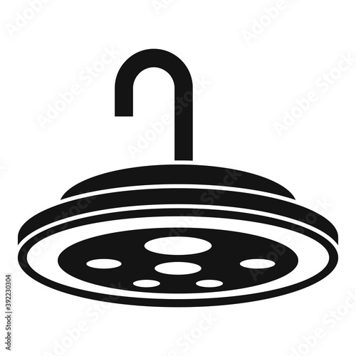 Doctor surgical light icon. Simple illustration of doctor surgical light vector icon for web design isolated on white background