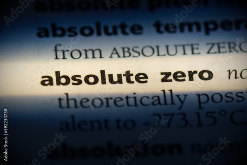 Fotografía absolute zero