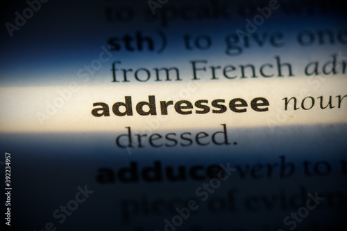 addressee