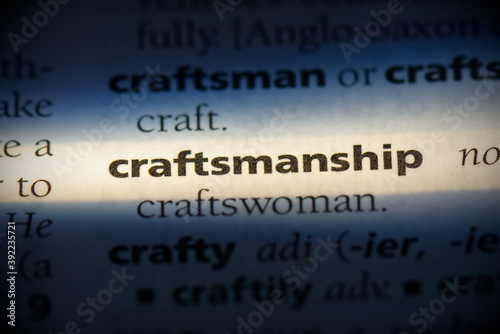 Obraz na płótnie craftsmanship