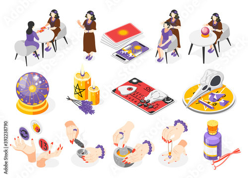 Magical Services Isometric Icons