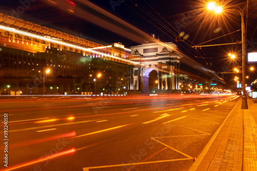 Photography triumphal arch moscow kutuzovsky prospect