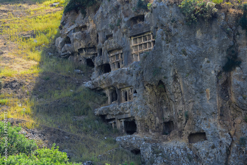Old town in Turkey landscape
