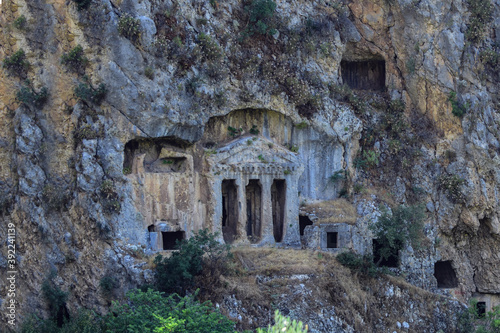 Old town in Turkey landscape
