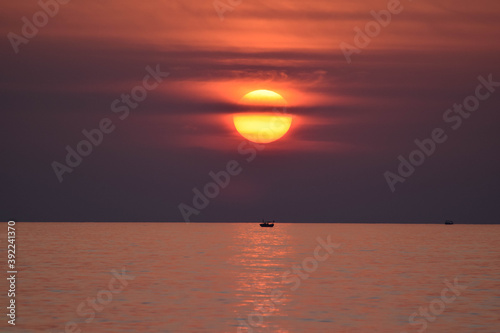 Turkey Alanya Cleopatra beach sunset
