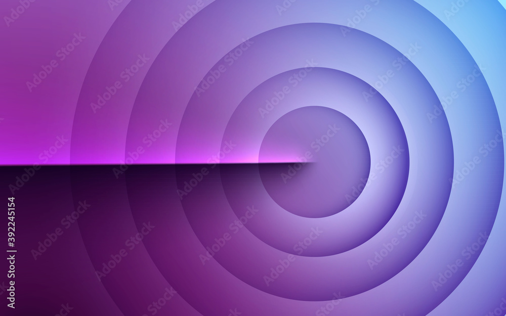 Circle shape purple gradient background