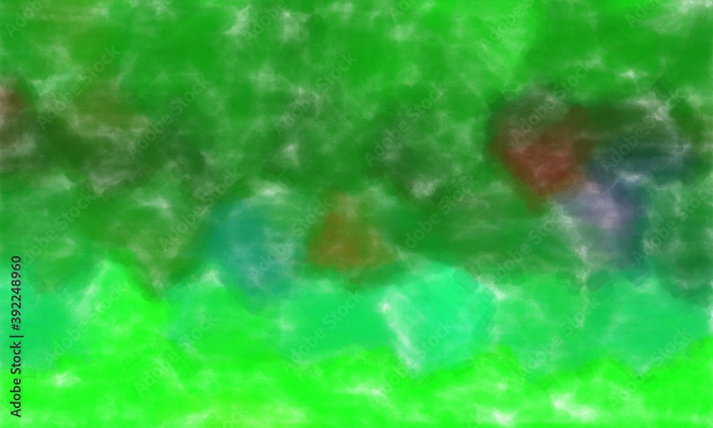 Fototapeta premium Dark green watercolor with low coverage background, digitally created.