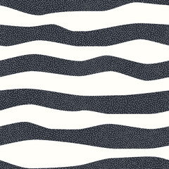 Gardinen Mustersammlungen Nahtloses Streifenmuster. Polka-Dot-Druck. Vektor-Illustration.  © flovie