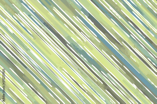 Yellow  green and light blue lines with white lines background  digitally created.