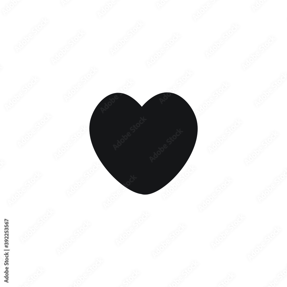 Icon vector graphic of love symbol, good for template