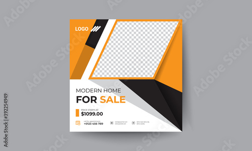 real estate social media post design, Corporate Home sale template design