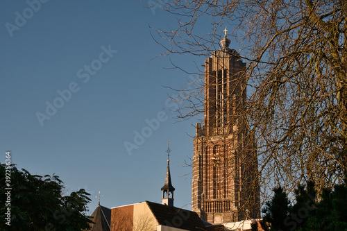Part from the Martinus church in Weert the Netherlands photo made in november 2020