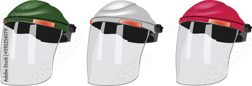 adjustable protective antivirus visors different colors colors