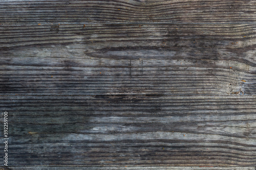 Close view of worn wood planks