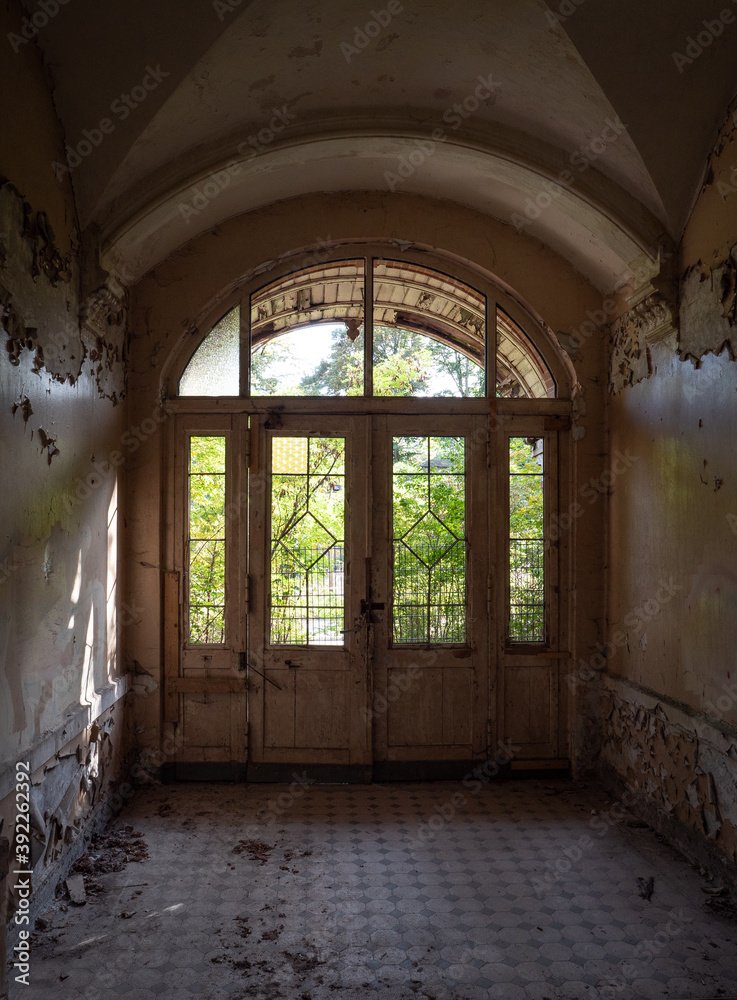 The old abandoned room of a building, Lost Place