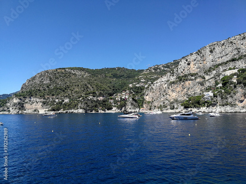 Seacoast of Cap d’Ail in a sunny summer day