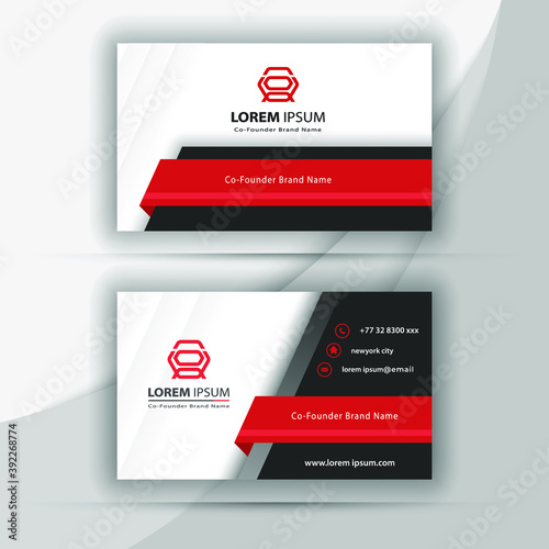 business card template