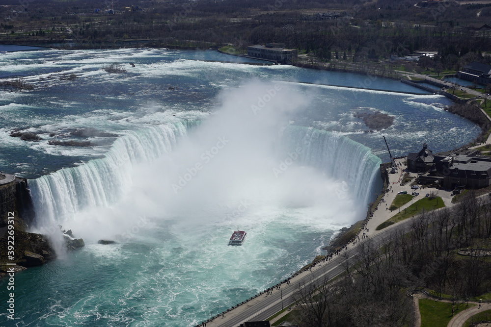 Niagara falls in Ontario Canada, Horse shoe falls Niagara falls in Ontario Canada, Horse shoe falls